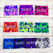 Girl's (7-14) "DANCE" Tie Dye Boy Shorts